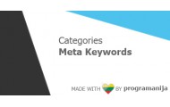 Categories Meta Keywords
